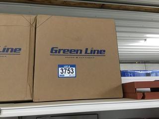 Green Line 5/8" Black Corrugated Bilge Hose, 50'.