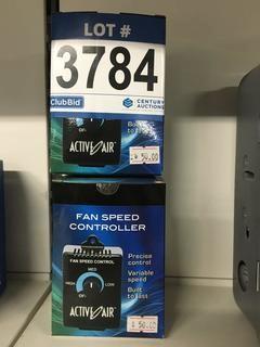 Lot of (2) ActiveAir Fan Speed Controllers.