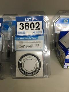 Lot of (3) 24-Hour Plug In Timers.