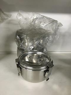 Lot of (3) 8g HumiGuard Clamp Containers.