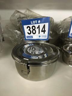 Lot of (3) 1.5oz HumiGuard Clamp Containers.