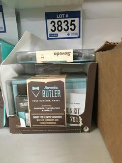 Lot of (6) Boveda Butler Smart Phone Humidor.