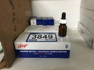 Lot of Assorted Dropper Bottles.