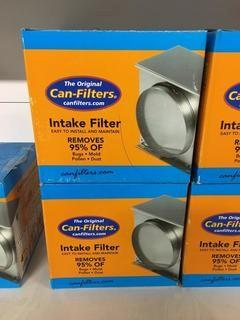 Lot of (2) Can-Filters 6" Intake Filters.