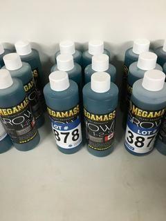 Lot of (6) 250ml Bottles of MegaMass Grow, (1-2-5).