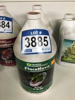 Lot of (2) 1 Gallon of General Hydroponics FloraNova Grow, (7-4-10).
