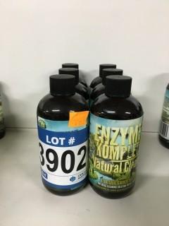 Lot of (6) 250ml Bottles of Enzymes Komplete Natural Cleaner.