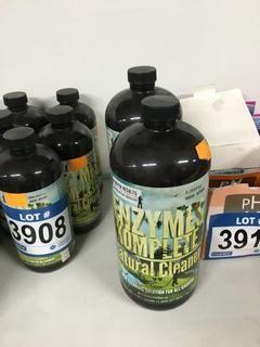 Lot of (2) 1L Bottles of Enzymes Komplete Natural Cleaner.