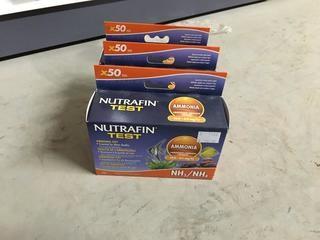 Lot of (3) Boxes of NutraFin Ammonia Tests.