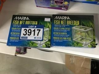 Lot of (2) Fish Net Breeders.