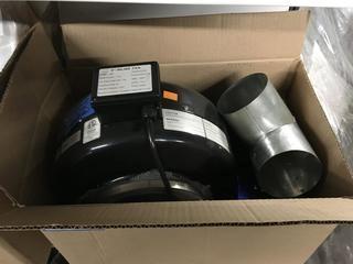 8" Inline Fan, Model 200.