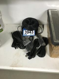 Lot of Assorted Power Cords.