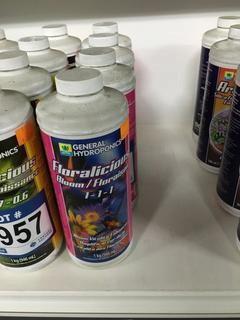 Lot of (4) General Hydroponics Floralicious Bloom, (1-1-1).