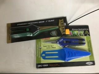 Lot of (2) Trimming Shears.