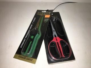 Lot of (2) Trimming Shears.
