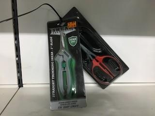 Lot of (2) Trimming Shears.