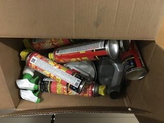 Box of Asssorted Fertilizers & Insecticides.