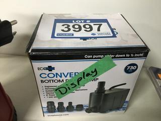 EcoPlus Convertible Bottom Draw Pump.