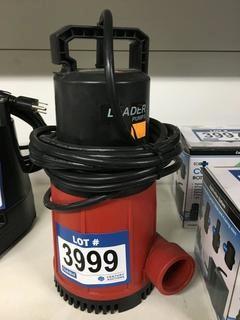 Leader EcoSub 420 Pump.