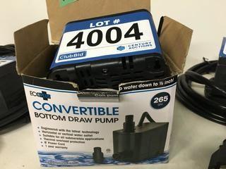EcoPlus Convertible Bottom Draw Pump.