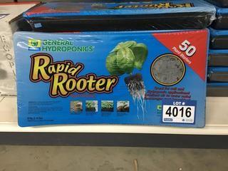 Lot of (6) General Hydroponics Rapid Rooter Plant Starters.