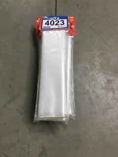 Lot of (6) 10 Piece Large Resealable Storage Bags.