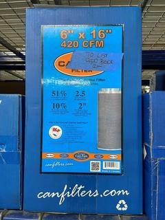 6 x 16" 420 CFM  Can-Lite Filter.
