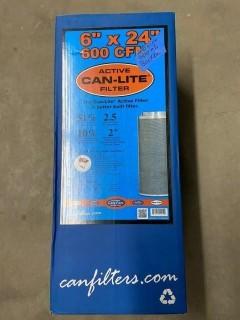 6 x 24" 600 CFM Can-Lite Filter.