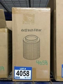 Lot of (3) 4 x 12" Filters.