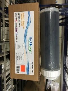 Lot of (3) HydroLogic 10" Carbon Filters.