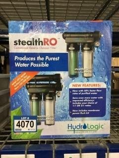 Stealth Row Reverse Osmosis Filter.