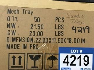 Box of Mesh Trays.
