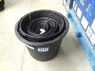 Stack of Assorted Planters.