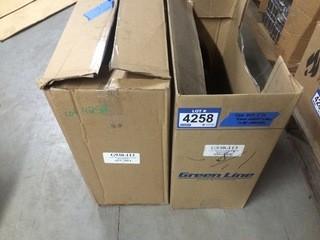 Lot of (2) Boxes of 1 1/8"x 50' Black Corrugated Bilge Hose.