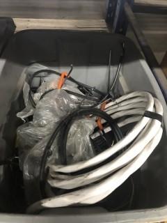 Lot of Electrical Cable, Extension Cords, Etc.