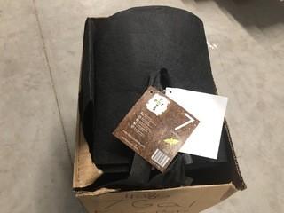 Box of 7 Gallon Fabric Pots.