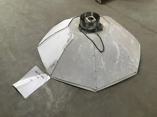 Lot of (2) 48" Parabolic Shades.