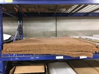 Lot of (4) 4x4' Coco Mats.