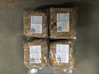 Lot of (4) WillGro 500g Sphagnum Moss.
