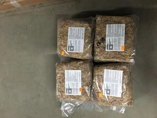 Lot of (4) WillGro 500g Sphagnum Moss.