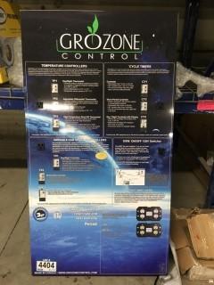 GroZone Control Store Display Board.