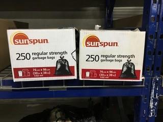 Lot of Garbage Bags.