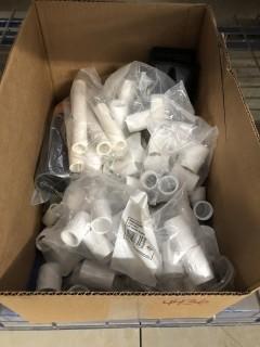 Lot of Assorted Dura Plastic Fittings.
