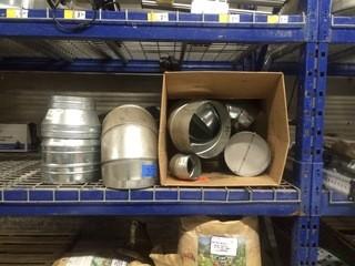 Box of Duct Elbows, Reducers, Etc.