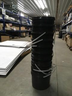 Lot of Assorted Buckets & Lids.