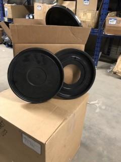 Lot of Assorted Bucket Lids.