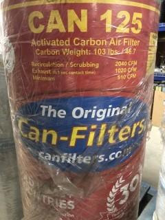 Can 125 Activated Carbon Filter, Carbon Weight 103lbs.