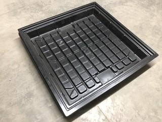 Lot of (2) Flood Tables, 48"x48".