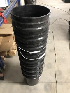 Lot of 5 Gallon Buckets.