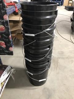 Lot of 5 Gallon Buckets.